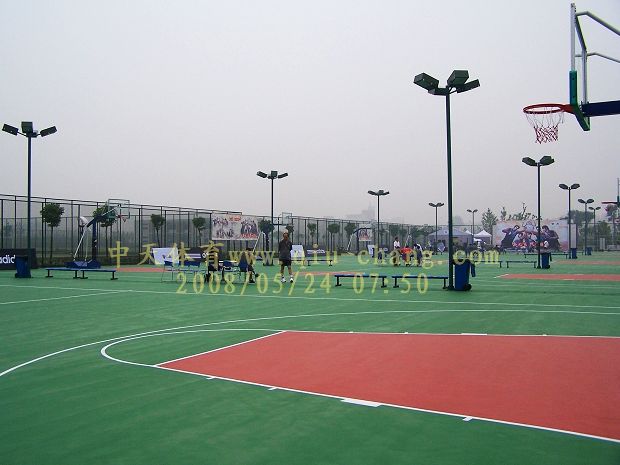 硅pu篮球场